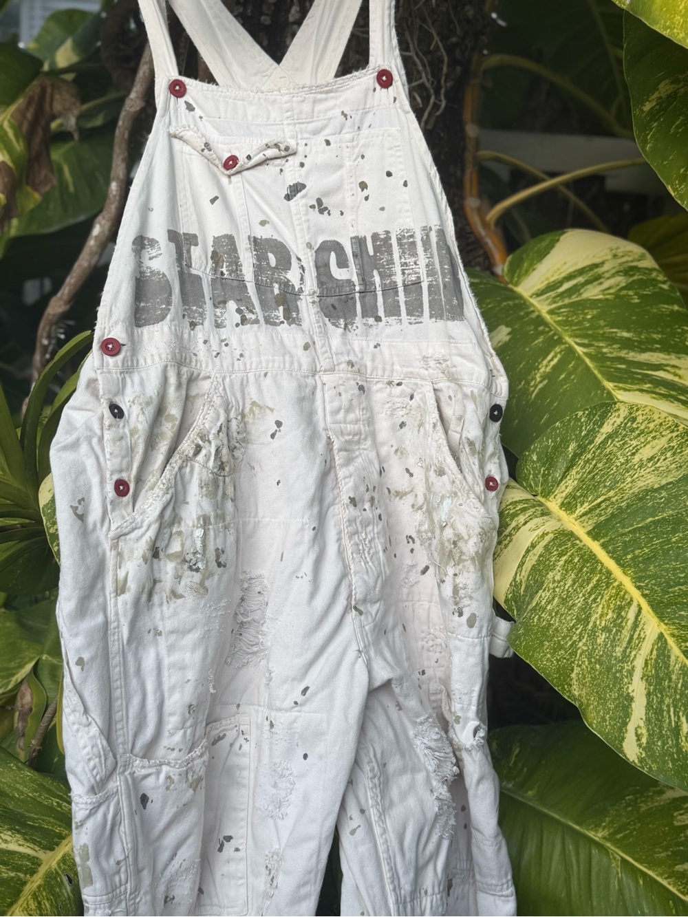Magnolia Pearl Painter's Overalls with 'STARCHILD' - Picture 4 of 10